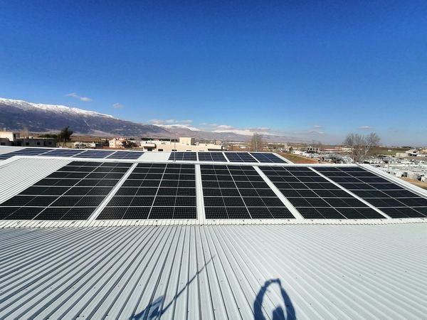 Rows across the roof