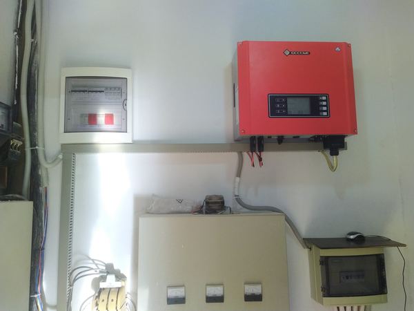 Inverter and distribution boards