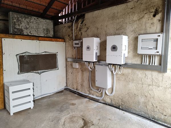 Inverters and battery stack