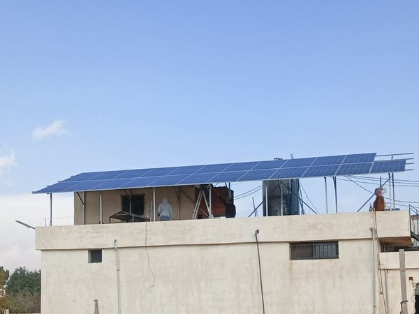 Raised array over the roof