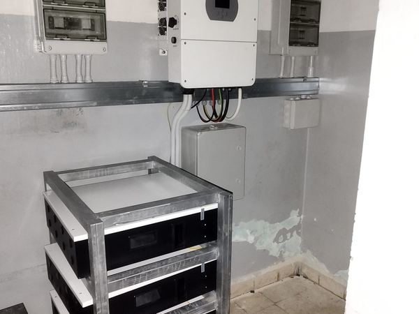 Inverter and battery rack