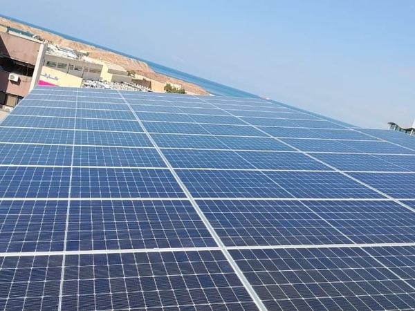 Tilted rooftop array