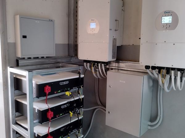 Inverters and battery rack
