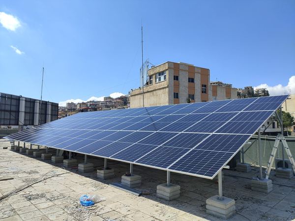 Ballasted rooftop array