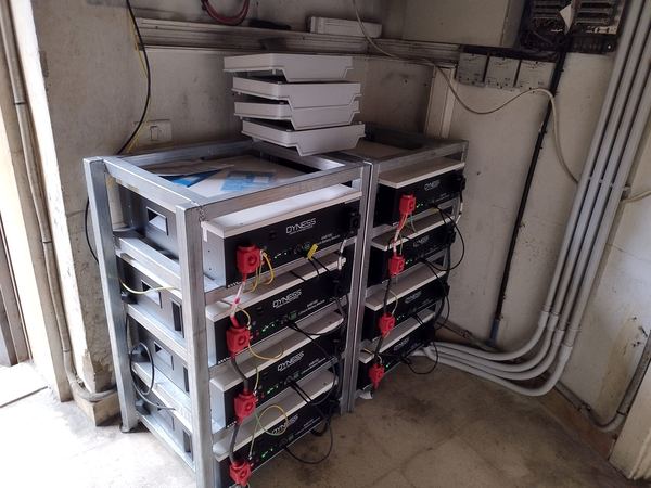 Two battery racks
